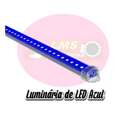Luminária Led Azul P/ Aquário Nano Reef Marinho 50cm 12V Foto mini 2