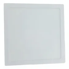 Luminária Led Branca Bivolt - Poli/alumínio - 20x20cm Foto  mini 1