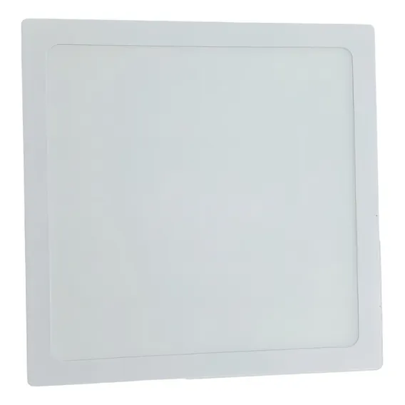 Luminária Led Branca Bivolt - Poli/alumínio - 20x20cm Foto 1