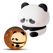 Luminária Led Decorativa De Mesa Em Formato De Panda Foto  mini 1