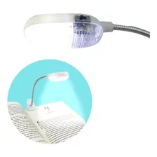 Luminária Led Flexivel Clip On Luz Leitura Com Foto mini 4