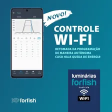 Luminária Led Forfish 120w Aquário Marinho Corais Até 180cm Bivolt Foto mini 3