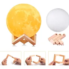 Luminária Led Lua Cheia 3d Umidificador Aromatizador Foto  mini 1