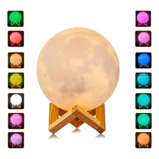 Luminária Led Lua Cheia 3d Umidificador Aromatizador Foto mini  3