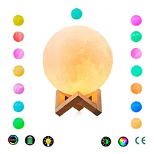 Luminária Led Lua Cheia 3d Umidificador Aromatizador Foto mini  2