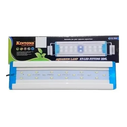 Luminária Led P/ Aquário Kintons 30 À 40cm - 9w - 18 Leds Foto 1