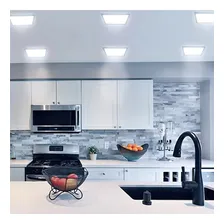 Luminária Led Paflon Quadrada Embutir 6w 6500k Bivolt Elgin Foto mini 3