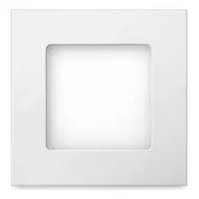 Luminária Led Paflon Quadrada Embutir 6w 6500k Bivolt Elgin Foto mini 1
