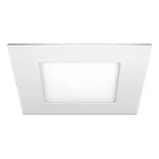 Luminária Led Paflon Quadrada Embutir 6w 6500k Bivolt Elgin Foto mini 2