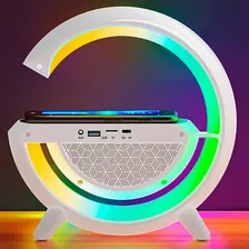 Luminária Led Portátil Com Carregador Por Indução Sem Fio Foto mini  2