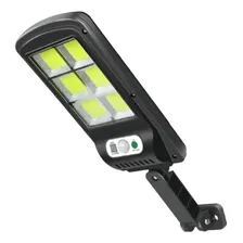 Luminária Led Solar Poste Rua Parede Sensor 128 Led Foco Luz Foto mini 3