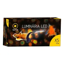 Luminária Led Soma X5 10w Branco Azul 110v Aquário 80l Foto mini 4