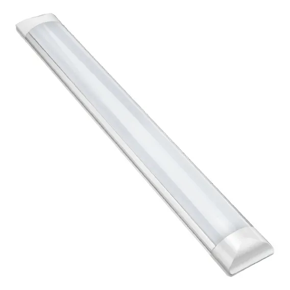 Luminária Led Tubular Sobrepor 36w 40w 120cm Branco Frio Foto 1