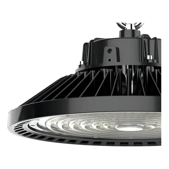 Luminária Led Ufo 150w Industrial High Bay Preto 6000k Foto 1