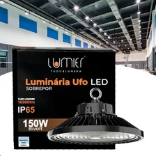 Luminária Led Ufo 150w Industrial High Bay Preto 6000k Foto mini  2