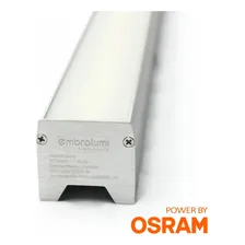 Luminária Linear Tubular 120cm Led 44w - Driver Osram Cor Branco Neutro 5000k 220V Foto mini 4