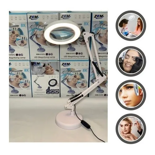Luminaria Lupa P/ Mesa Garra 8x Profissional Estetica Promo Foto 1