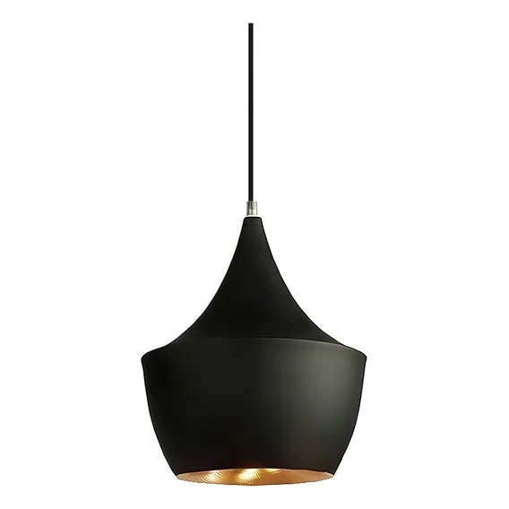 Luminária Lustre Taschibra Td 901 Japonês Preto 1xe27 Foto 1