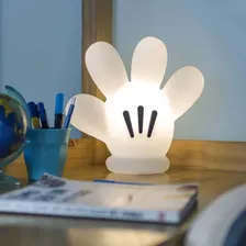 Luminaria Luva Do Mickey Disney Com Lampada Led Estrutura Branco Foto mini 3