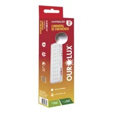 Luminaria Luz De Emergencia 30 Leds 2w Ourolux Cor Branco 110V/220V Foto mini 2