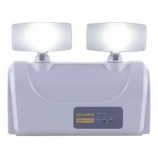 Luminária Luz Emergência Led 2 Faróis 1200 Lumens Diponto Full Foto mini 3