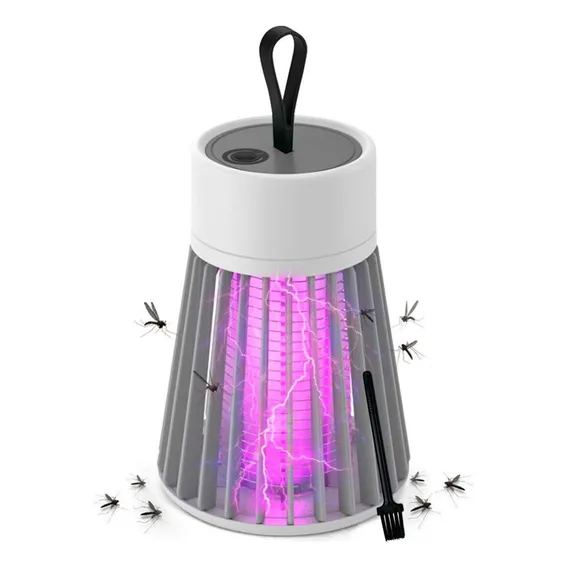 Luminaria Mata Mosquitos Armadilha Mata Inseto Mosca Led Uv Foto 1