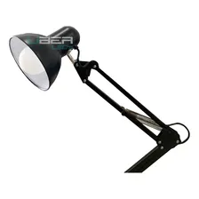 Luminária Mesa Articulável Garra Base Escritório Leitura Estrutura Preto Foto mini 4
