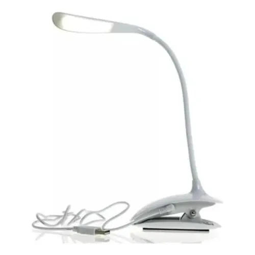 Luminária Mesa Led Ler Estante Cabeceira Manicure Maquiagem Foto 1