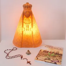 Luminária Nossa Senhora Aparecida Marrom Foto mini 2