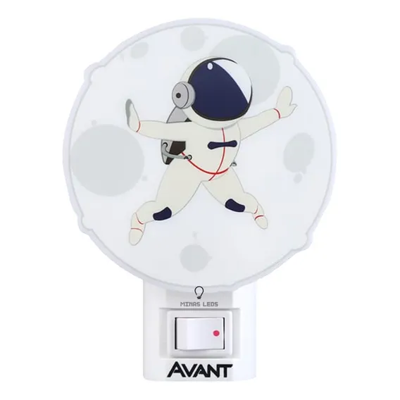 Luminaria Noturna Infantil Tomada 1w Avant Astronauta 110V/220V Foto 1