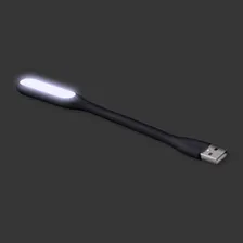 Luminária Para Notebook Led Usb Flexível | Preto Foto mini 4