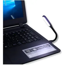 Luminária Para Notebook Led Usb Flexível | Preto Foto mini  3