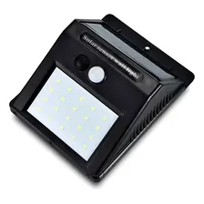Luminária Parede Solar 30 Leds Sensor Movimento Luz Foto mini 3
