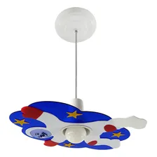 Luminária Pendente Astronauta Lua Infantil Estrela Nuvem Kid Foto mini  2