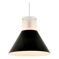 Luminária Pendente Led Aço Fosco 15w E27 Preto Bronzearte Foto mini 2