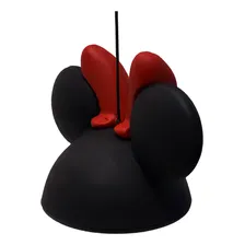 Luminária Pendente Orelha Minnie Preto 1xe27 - Usare Foto mini 4