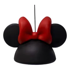 Luminária Pendente Orelha Minnie Preto 1xe27 - Usare Foto mini 1