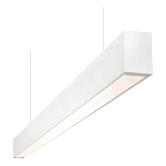 Luminaria Pendente Perfil Para Tubular Led 120cm - Preto 110V/220V Foto 1