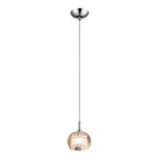 Luminária Pendente Plafon Âmbar Cristal Soho Bella 13x16cm Foto mini 2