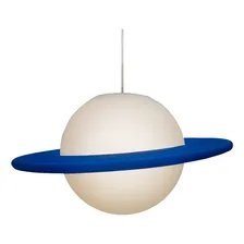 Luminária Pendente Saturno Usare Azul Foto  mini 1