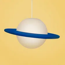 Luminária Pendente Saturno Usare Azul Foto mini  3