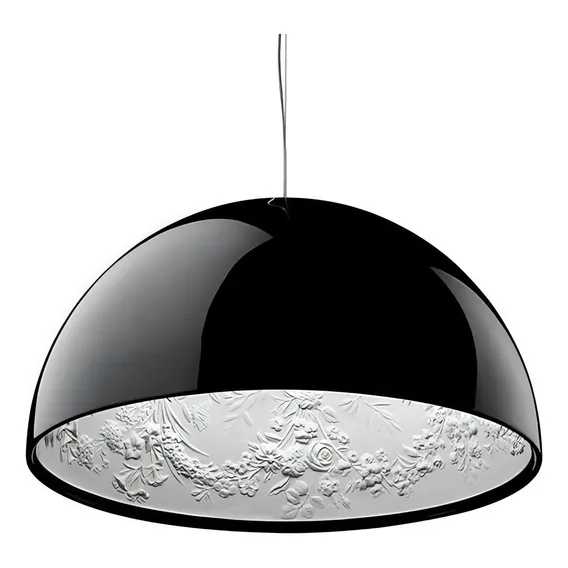 Luminária Pendente Skygarden Lustre 60 Cm Cor Preto Loft7 Foto 1
