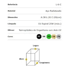 Luminária Pendente Teto Lustre Colonial L6c Ouro Velho 110V/220V Ideal Foto mini 2