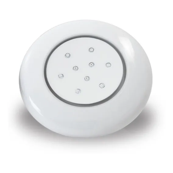 Luminaria Piscina Led Rgb 9w 125mm 12v Foto 1
