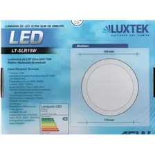 Luminária Plafon Led 12w 15w Embutir Redonda / Quadrada Foto mini  3