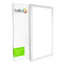 Luminaria Plafon Led 30x60 Sobrepor 36w Blue Branco Frio 220V Foto mini 1