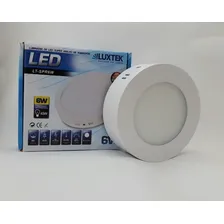 Luminária Plafon Led 6w Sobrepor Redonda - Luxtek Foto mini 1