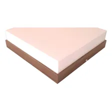 Luminária Plafon Sobrepor Madeira Acrílico 20x20 Franja Mdf Foto mini  2