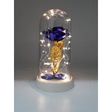 Luminária Presente Dia Das Crianças Menina A Bela E A Fera Cor da cúpula Rosa/Azul Cor da estrutura Branco-pérola Foto mini 2