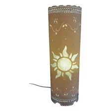 Luminária Pvc - Enrolados + Mensagem Cúpula Bege Estrutura Bege 110v/220v Foto mini 1